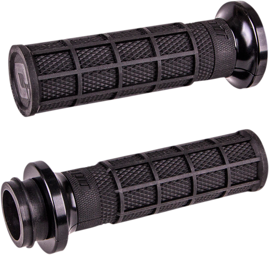 ODI Hart-Luck Signature V-Twin Lock-On™ Grips - Cable - Black/Black V31HCW-BB-B — image 2