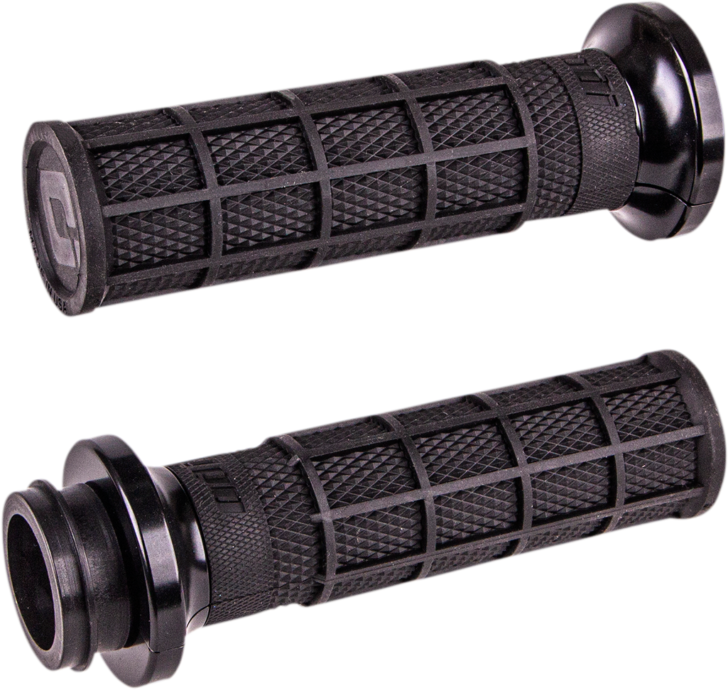 ODI Hart-Luck Signature V-Twin Lock-On™ Grips - Cable - Black/Black V31HCW-BB-B — image 2
