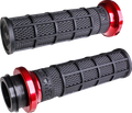 ODI Hart-Luck Signature V-Twin Lock-On™ Grips - Cable - Black/Red V31HCW-BB-R — image 1