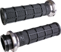 ODI Hart-Luck Signature V-Twin Lock-On™ Grips - Cable - Black/Silver V31HCW-BB-S — image 1