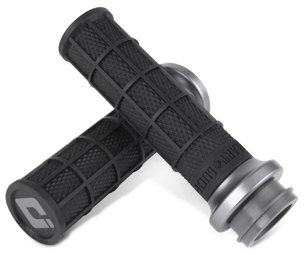 ODI Hart-Luck Signature V-Twin Lock-On™ Grips - Cable - Black/Gunmetal V31HCW-BH-H — image 1