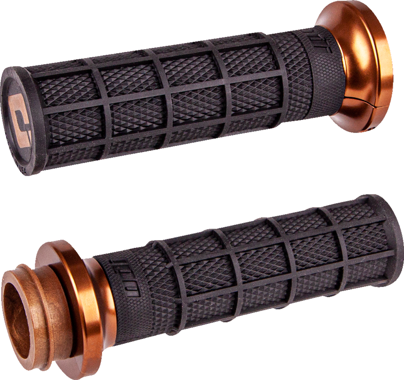 ODI Hart-Luck Signature V-Twin Lock-On™ Grips - Cable - Black/Bronze V31HCW-BZ-Z — image 2