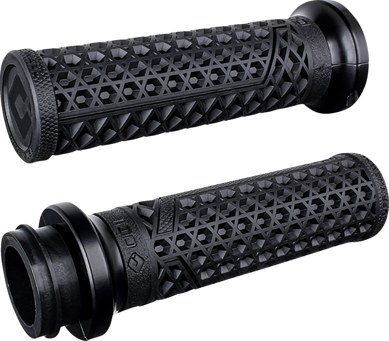 ODI Vans Harley Davidson Grips - Cable - Black/Black V31VHCWB-MB — image 1