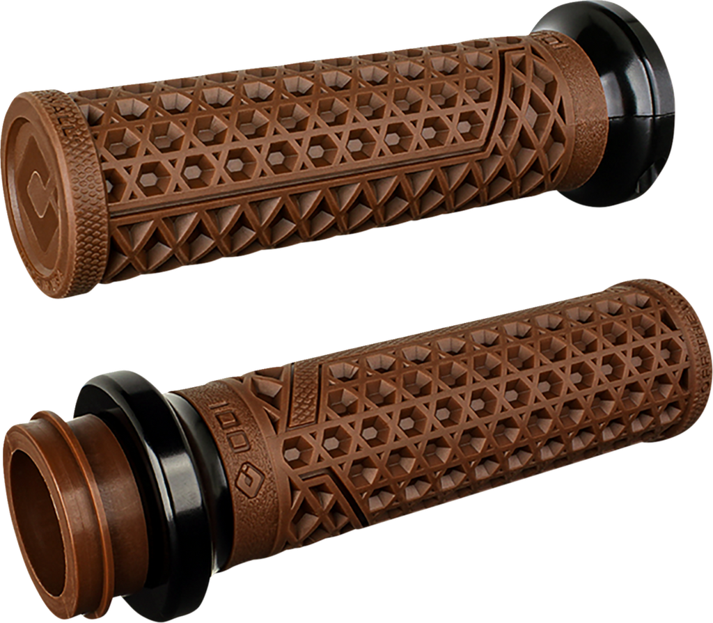 ODI Vans Harley Davidson Grips - Cable - Brown/Black V31VHCWN-B — image 1