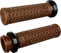 ODI Vans Harley Davidson Grips - Cable - Brown/Black V31VHCWN-B — image 1