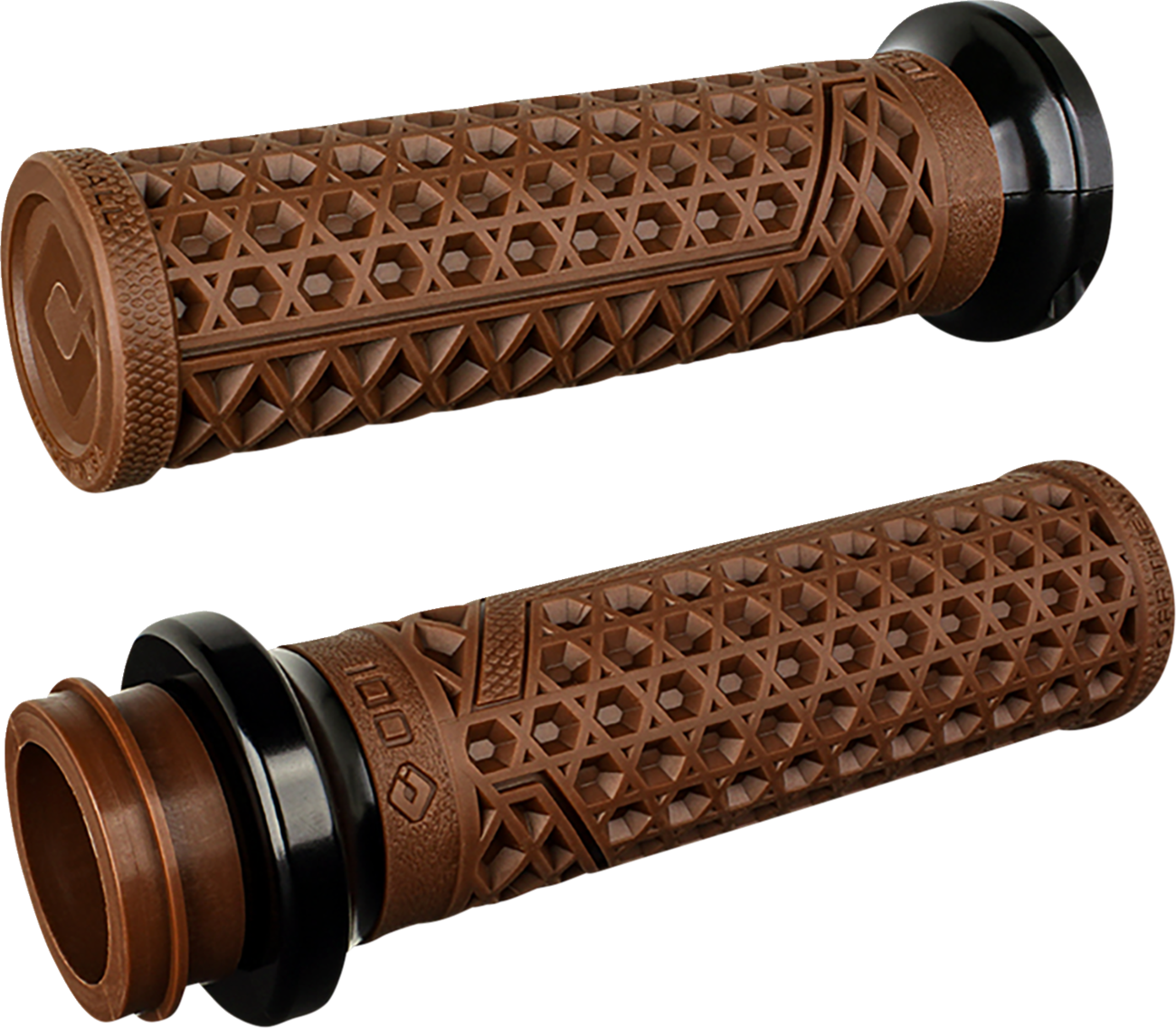 ODI Vans Harley Davidson Grips - Cable - Brown/Black V31VHCWN-B — image 1