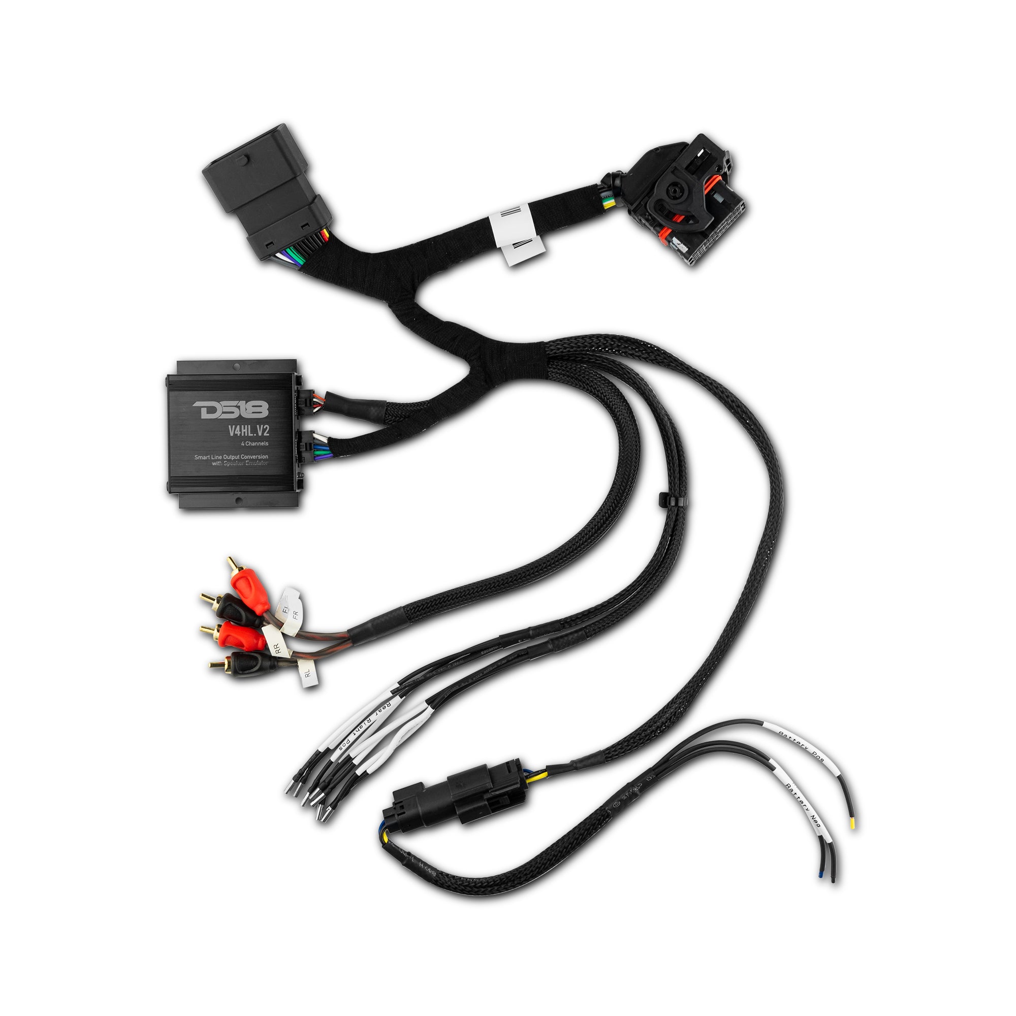 DS18 VS-HARLEY1 2014-Up Harley-Davidson Street Glide or Road Glide Rear Upgrade Package - 2x PRO Mid-Range w/ Driver | 1x Marine Amp — image 4