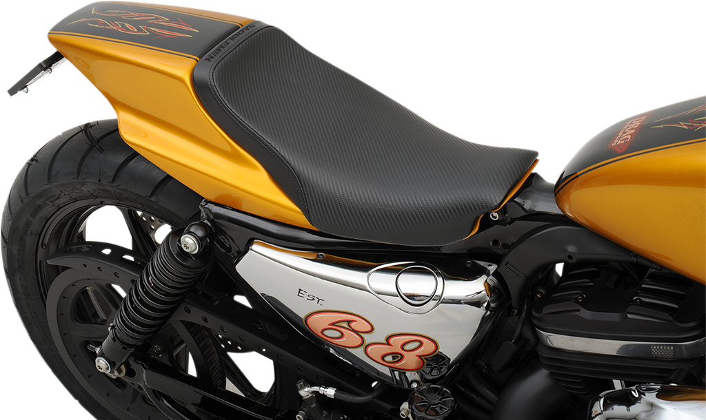 SADDLEMEN Eliminator Seat - Black - Carbon Fiber Z4203 — image 2