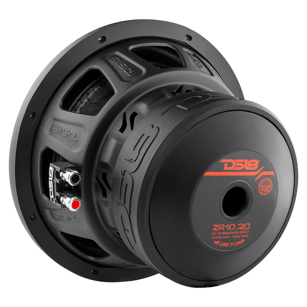 DS18 ZR10.2D ZR 10" Subwoofer 700 Watts Rms DVC 2-Ohm — image 3