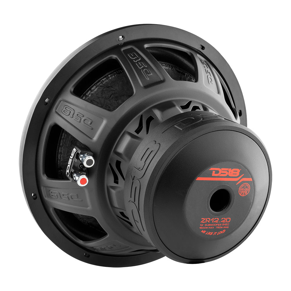 DS18 ZR12.2D ZR 12" Subwoofer 750 Watts Rms DVC 2-Ohm — image 3