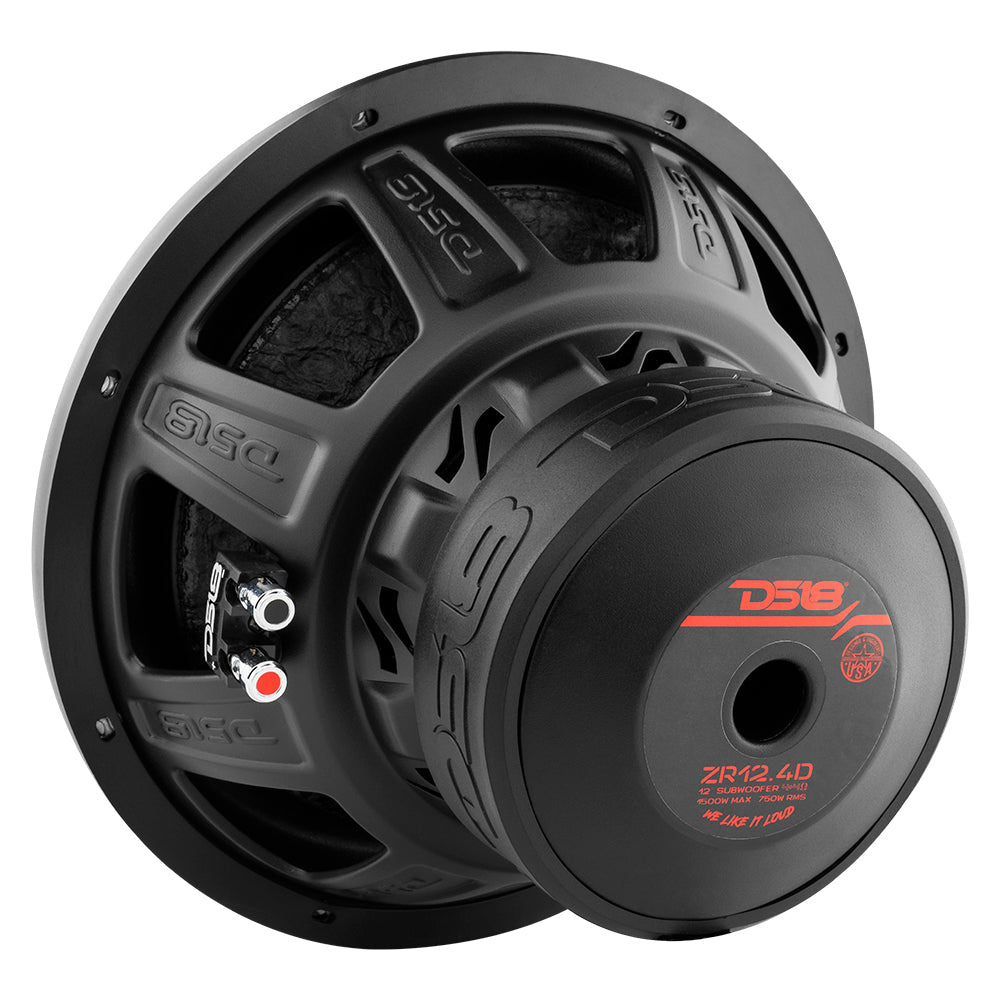 DS18 ZR12.4D ZR 12" Subwoofer 750 Watts Rms DVC 4-Ohm — image 3