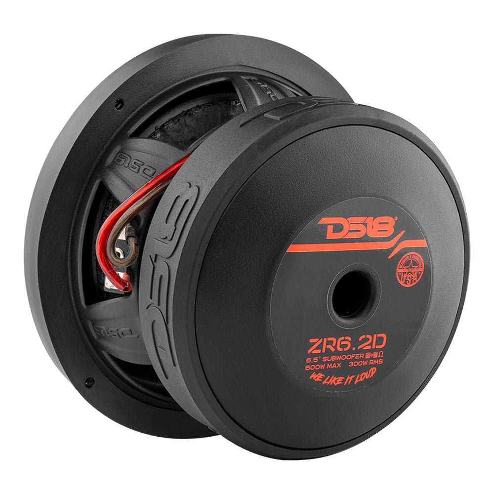 DS18 ZR6.2D ZR 6.5" Subwoofer 300 Watts Rms DVC 2-Ohm — image 3