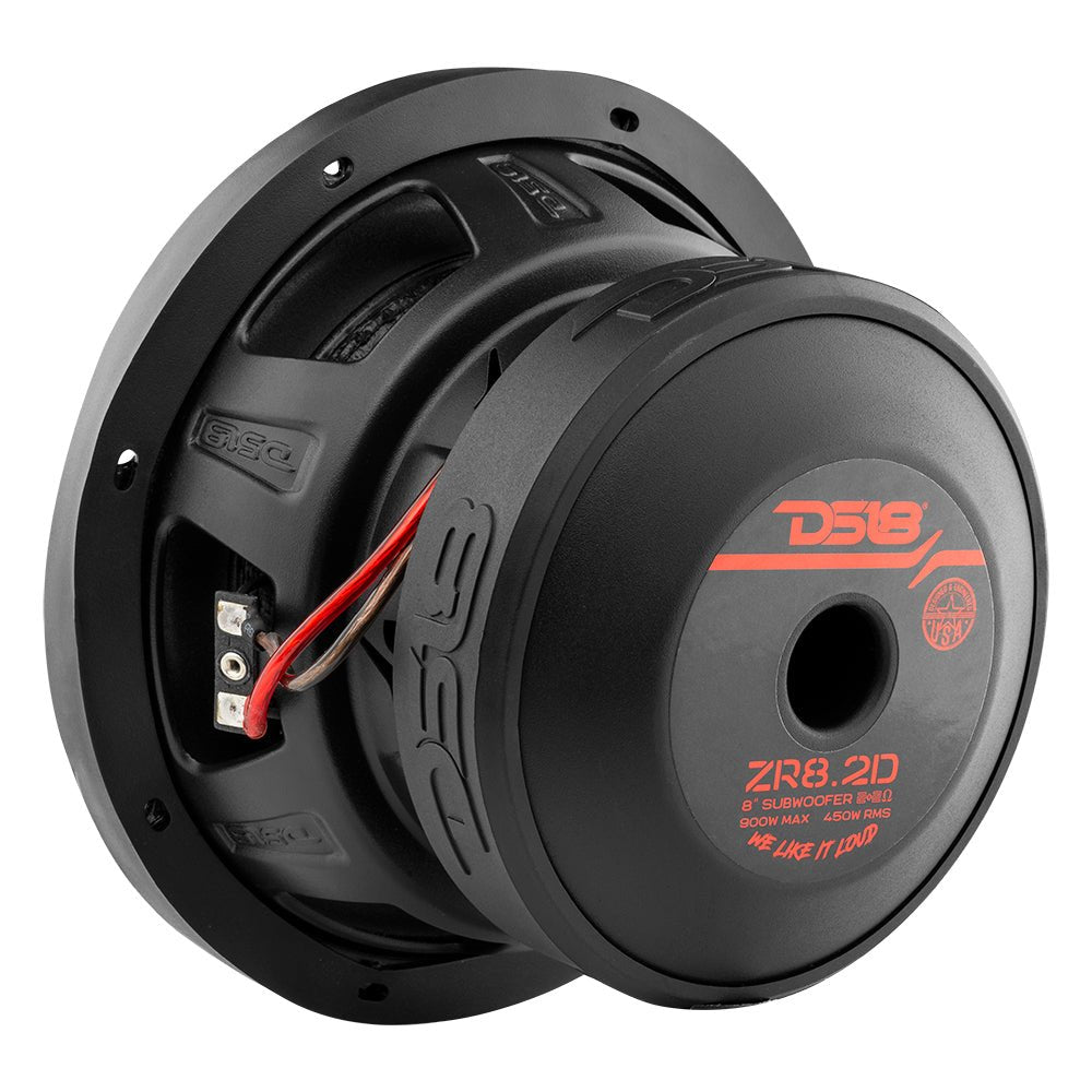 DS18 ZR8.2D ZR 8" Subwoofer 450 Watts Rms DVC 2-Ohm — image 3