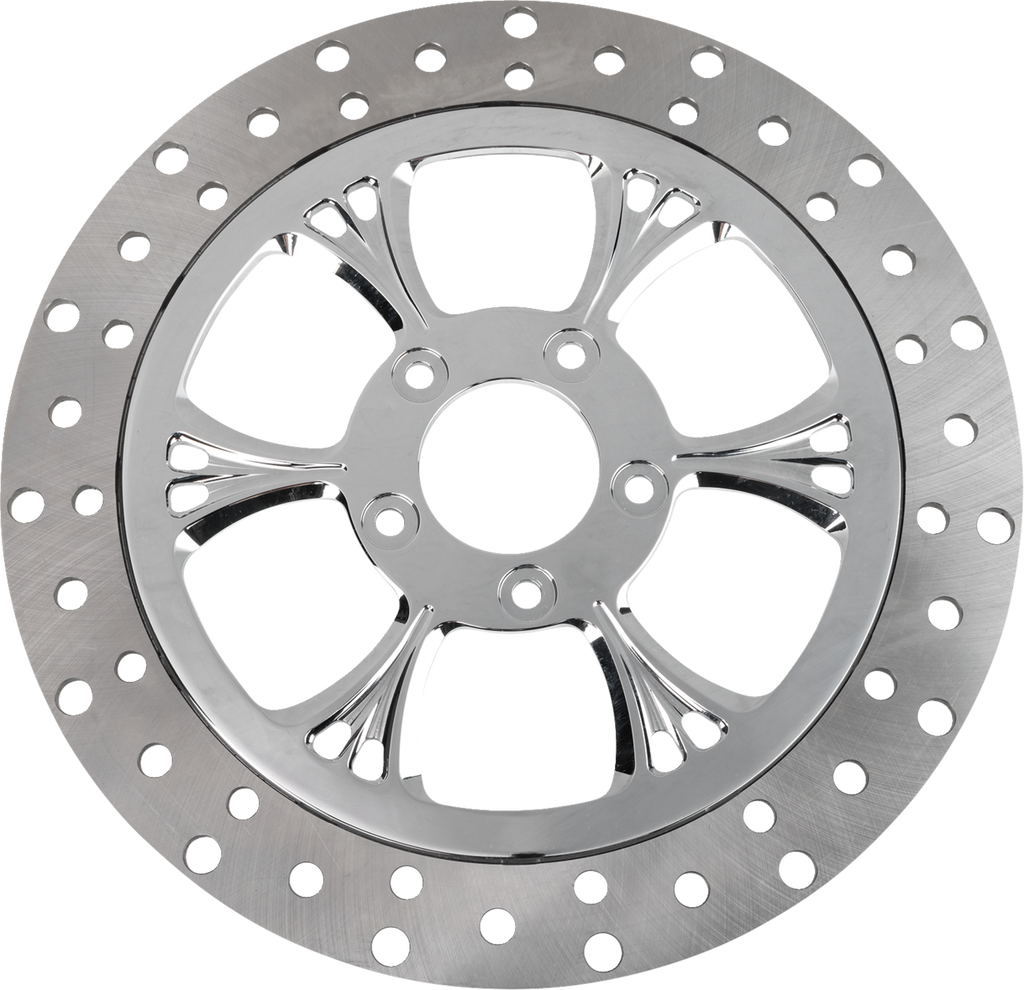 RC COMPONENTS Floating Brake Rotor - Front Left - Majestic - 320 mm - Chrome ZSSCOG320A-102C-LF2K — image 1