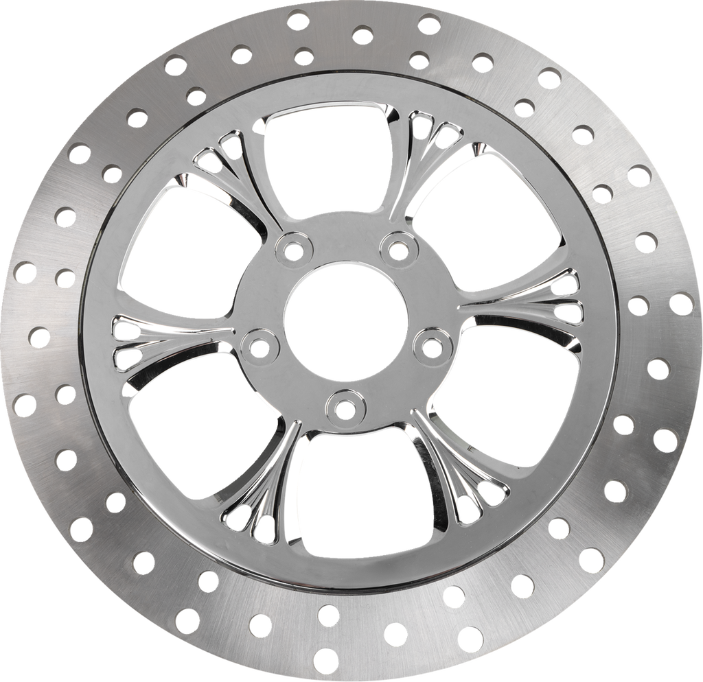 RC COMPONENTS Floating Brake Rotor - Front Right - Majestic - 320 mm - Chrome ZSSCOG320A-102C-RF2K — image 1