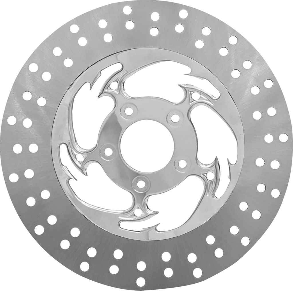 RC COMPONENTS Floating Brake Rotor - Front Left - Savage - 320 mm - Chrome ZSSCOG320A-85C-LF2K — image 2