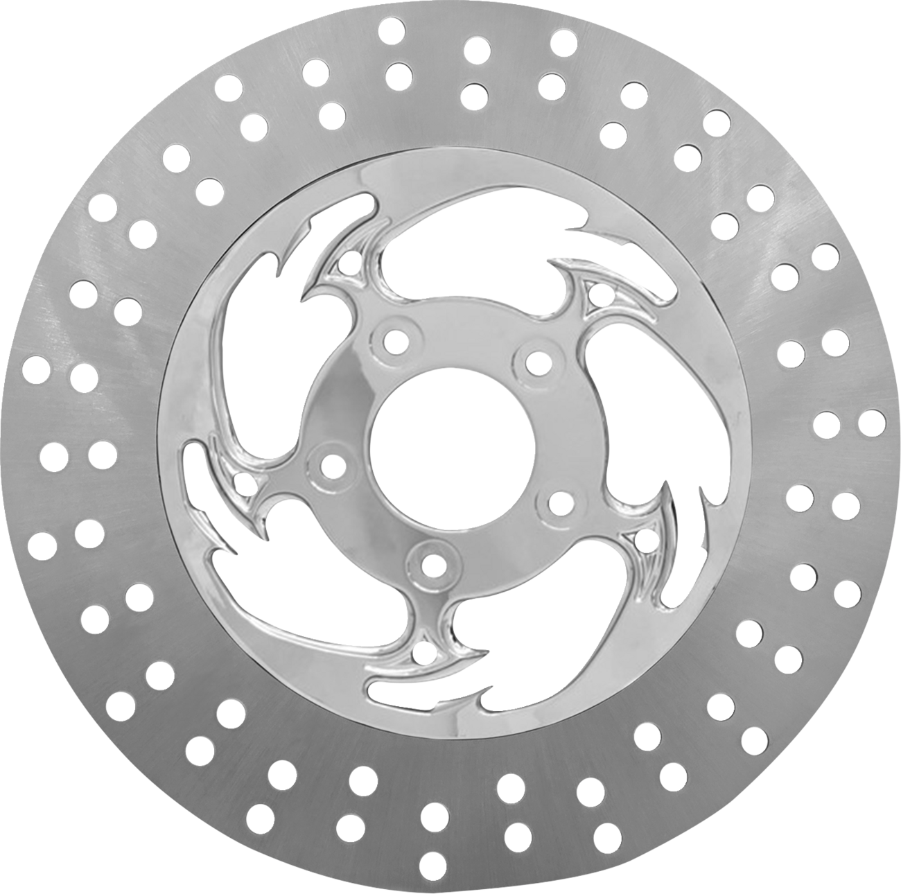 RC COMPONENTS Floating Brake Rotor - Front Left - Savage - 320 mm - Chrome ZSSCOG320A-85C-LF2K — image 2