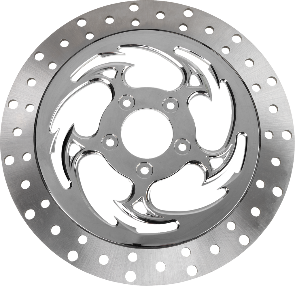 RC COMPONENTS Floating Brake Rotor - Front Right - Savage - 320 mm - Chrome ZSSCOG320A-85C-RF2K — image 1