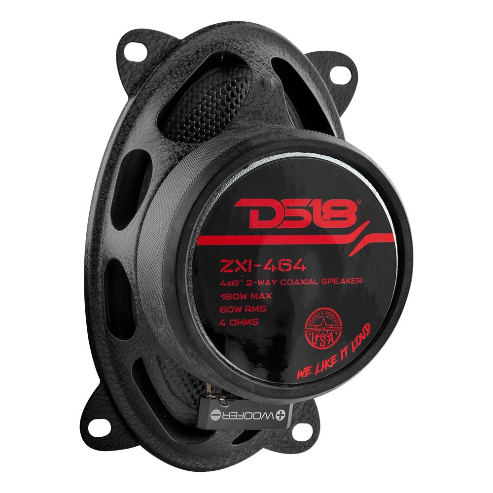DS18 ZXI-464 ZXI 4x6" 2-Way Coaxial Speakers with Kevlar Cone | 60 Watts RMS 4-Ohm — image 6