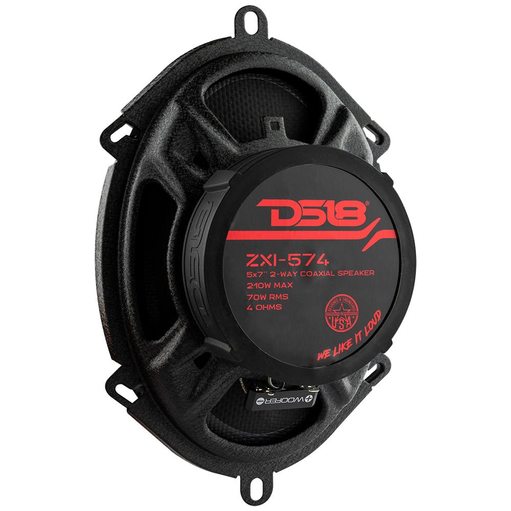 DS18 ZXI-574 ZXI 5x7" 2-Way Coaxial Speakers with Kevlar Cone | 70 Watts Rms 4-Ohm — image 5