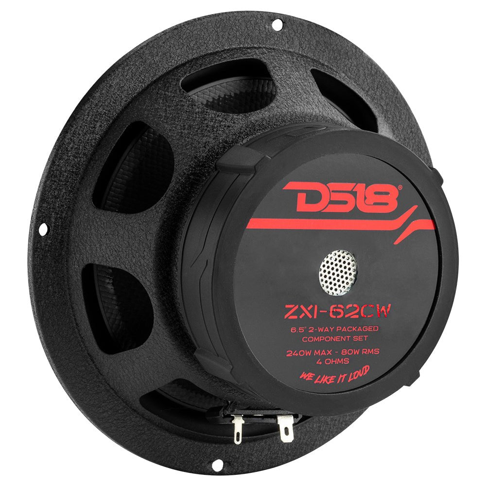DS18 ZXI-62C ZXI 6.5" 2- Way Component Speaker System with Kevlar Cone | 120 Watts Rms 4-Ohm — image 3