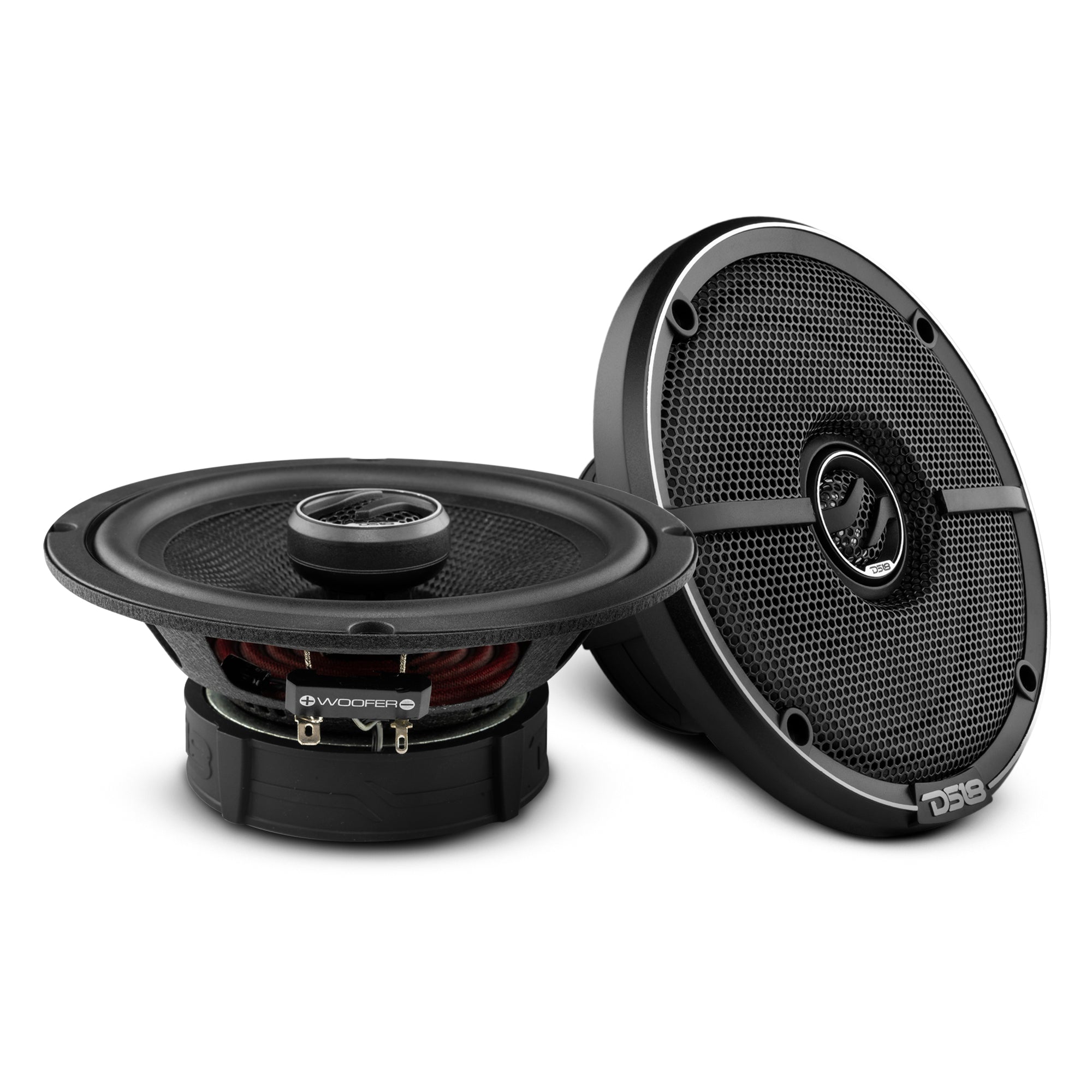DS18 ZXI-654 ZXI 6.5" 2-Way Coaxial Speakers with Kevlar Cone | 80W RMS 4-Ohm — image 1