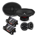 DS18 ZXI-692C ZXI 6x9” 2-Way Component Speakers with Glass Fiber Cone | 120W RMS 4-Ohm — image 1