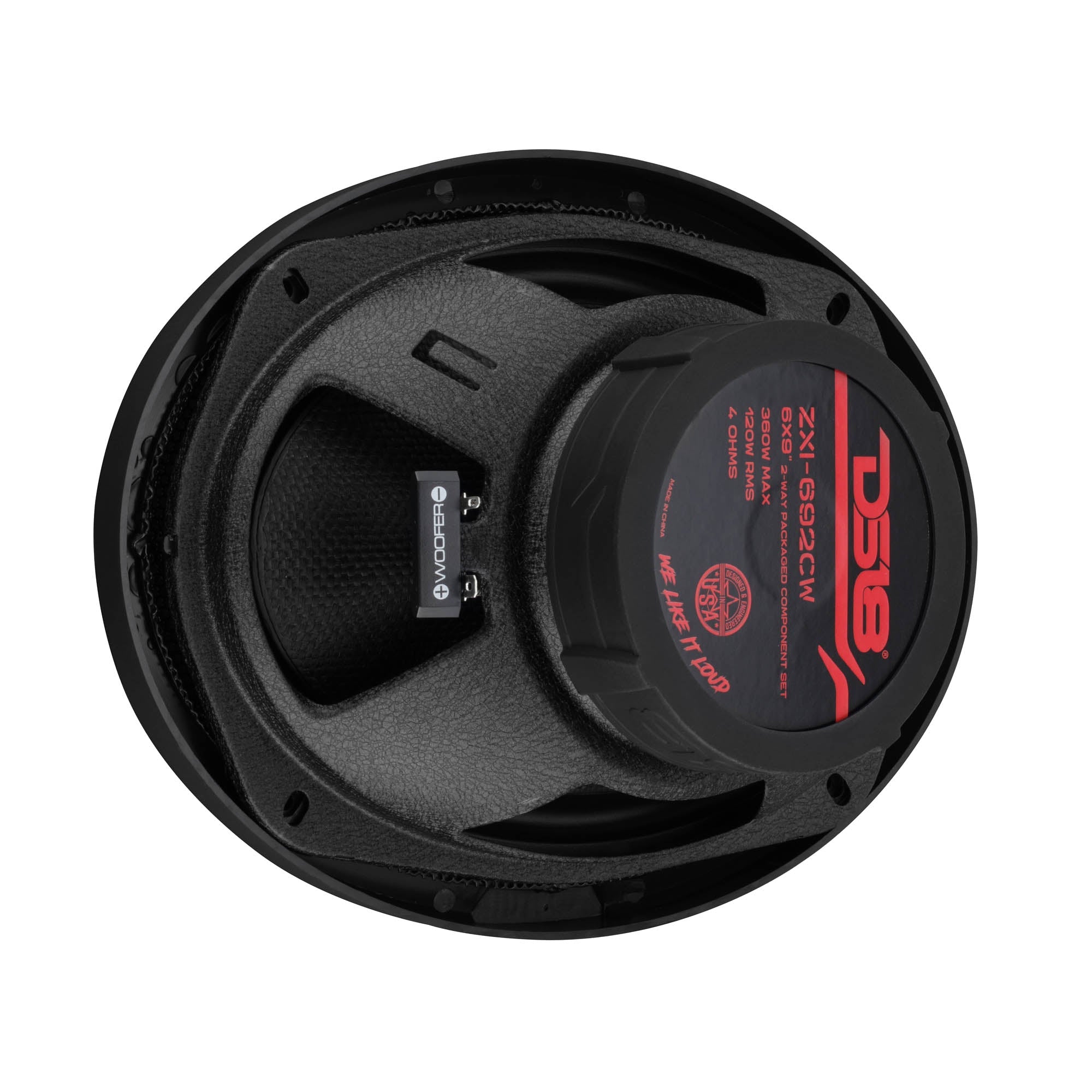 DS18 ZXI-692C ZXI 6x9” 2-Way Component Speakers with Glass Fiber Cone | 120W RMS 4-Ohm — image 8