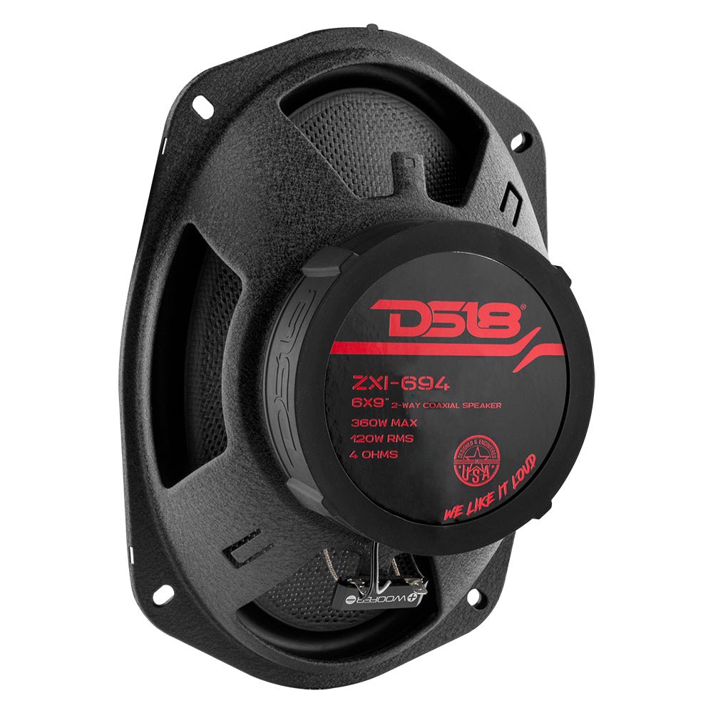 DS18 ZXI-694 ZXi 6x9" 2-Way Coaxial Speakers with Kevlar Cone | 120W RMS 4-Ohm — image 4