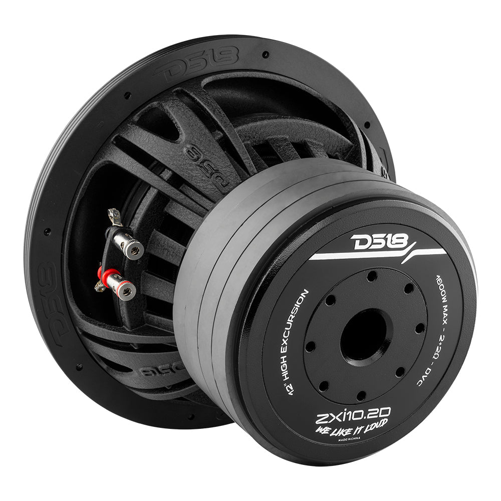 DS18 ZXI10.2D ZXI 10" High Excursion Subwoofer Quad Stacked Magnets | 800W RMS DVC 2-Ohm — image 3