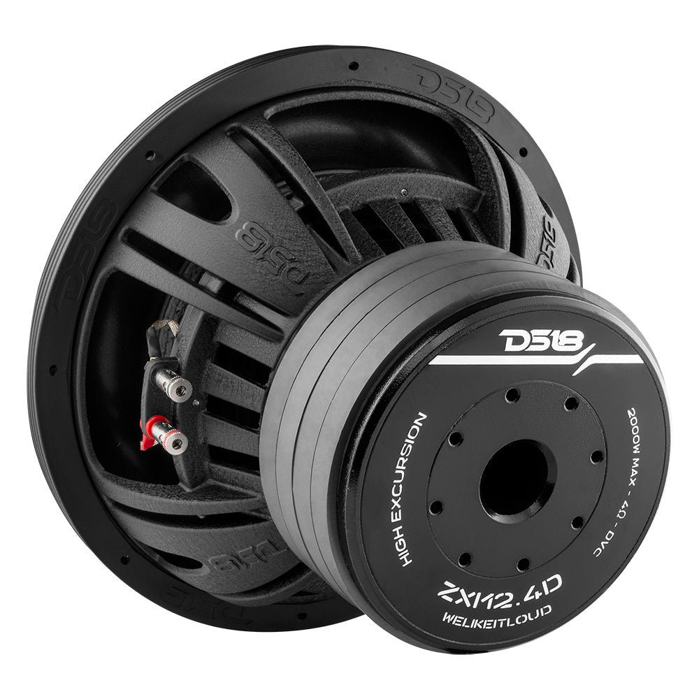 DS18 ZXI12.4D ZXI 12" High Excursion Subwoofer Quad Stacked Magnets | 1000W RMS DVC 4-Ohm — image 3