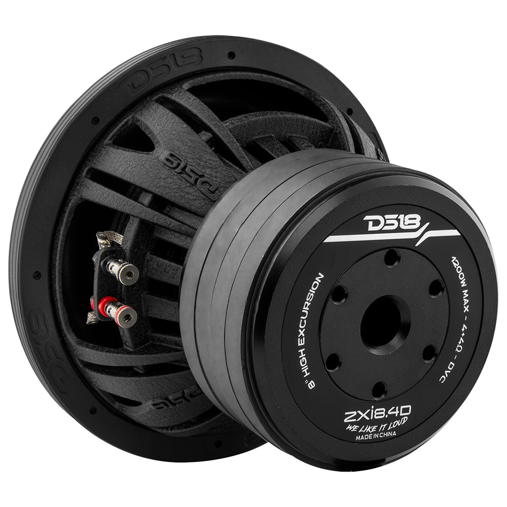 DS18 ZXI8.4D ZXI 8" High Excursion Subwoofer Quad Stacked Magnets | 600W RMS DVC 4-Ohm — image 4